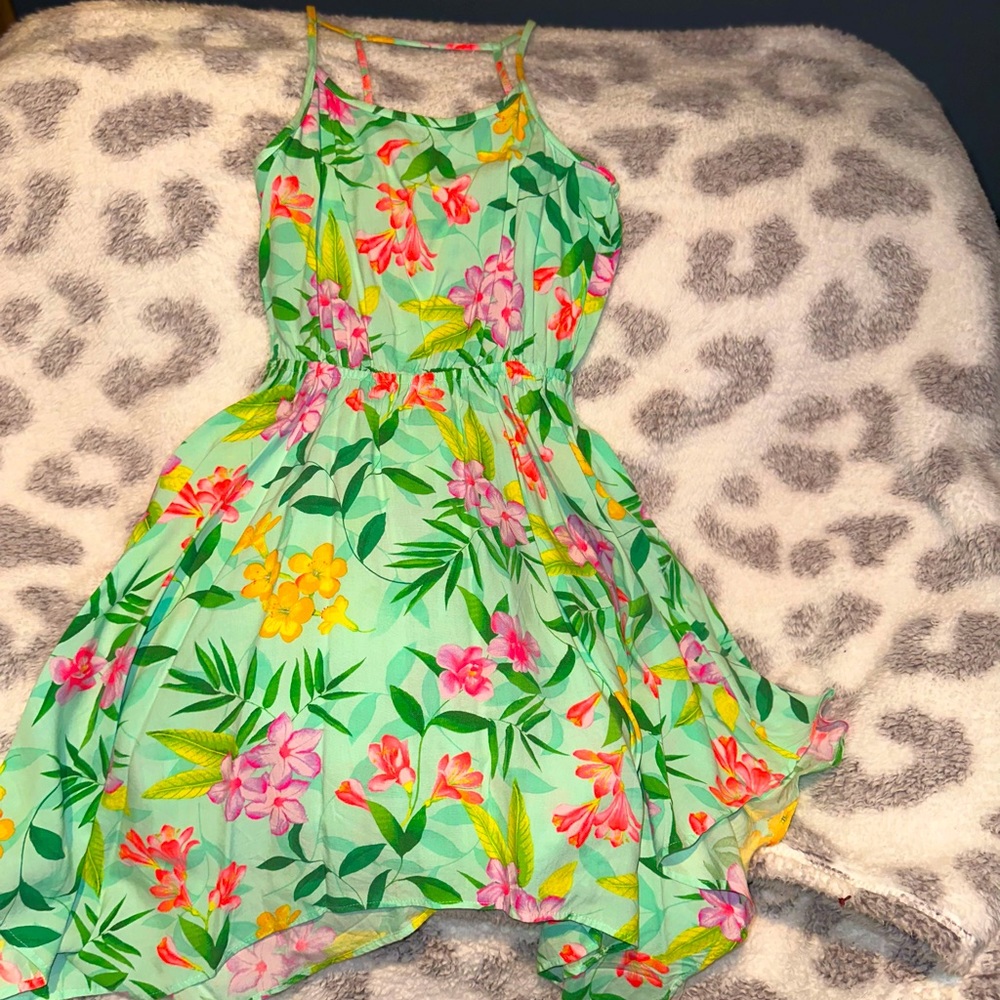 Girls Tropical Dress